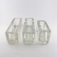 Suite of 3 vase 'centre-of-table' crystal