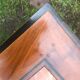Table basse en noyer et marbre italien