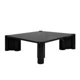 Gae Aulenti for Knoll Made of Black Marble Italian Square Coffee Table "Jumbo"