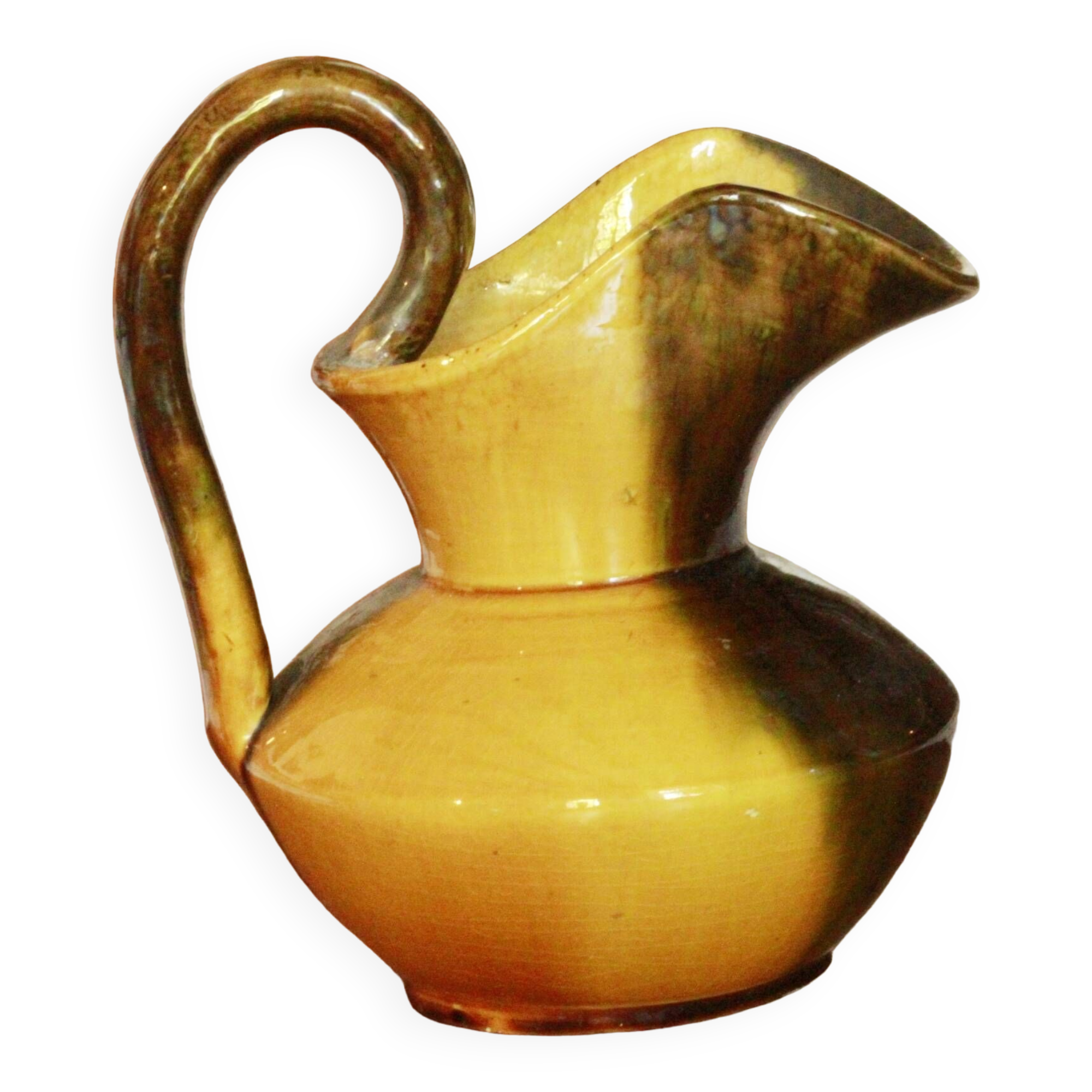 Old Vallauris ceramic jug
