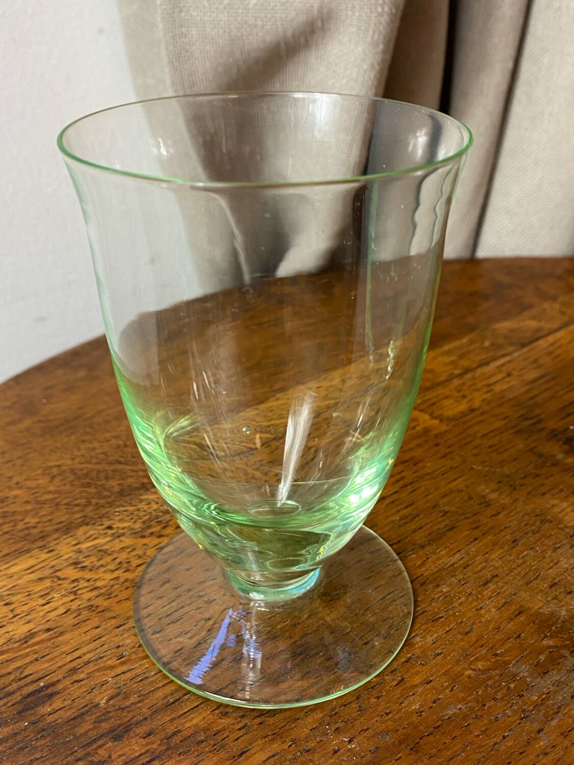 Two uraline glasses