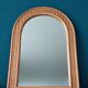 Miroir en rotin vintage 81x58