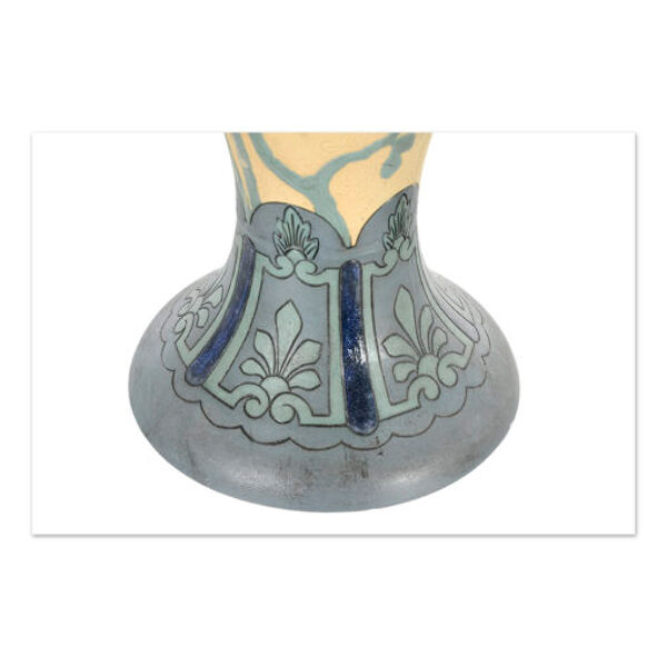 paire de vases art déco en céramique allemande