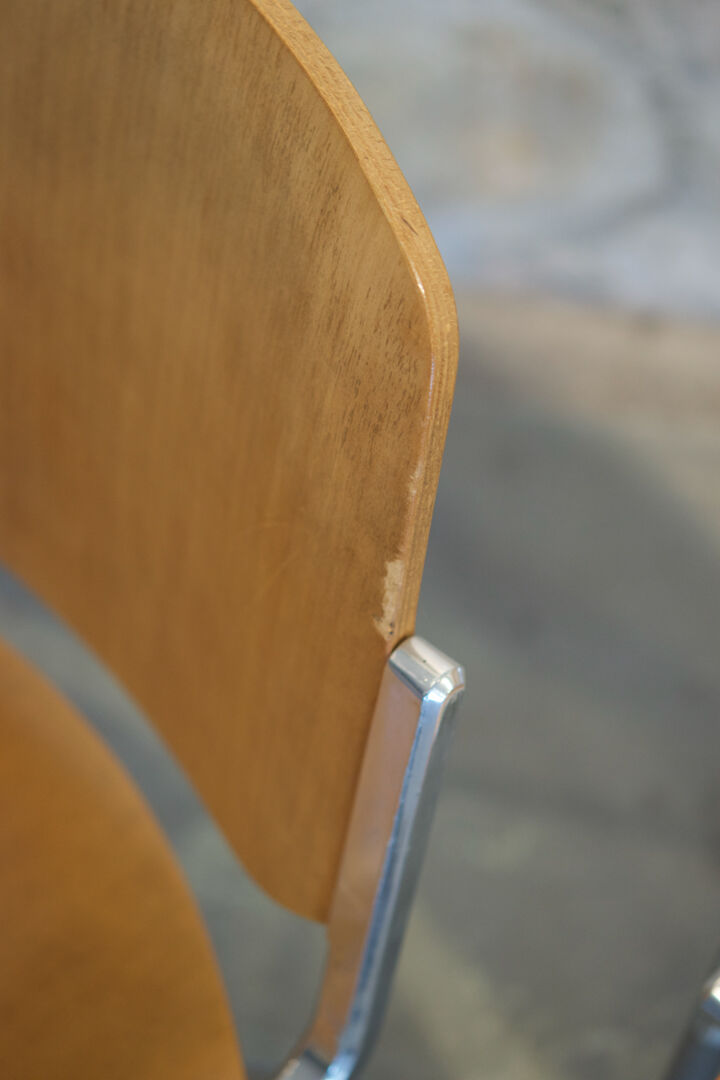 Set of four Piretti chairs for Castelli publishing house 1965'