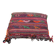 Burgundy wool Persian kilim pouf