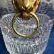 Cut crystal ice bucket – bronze mount