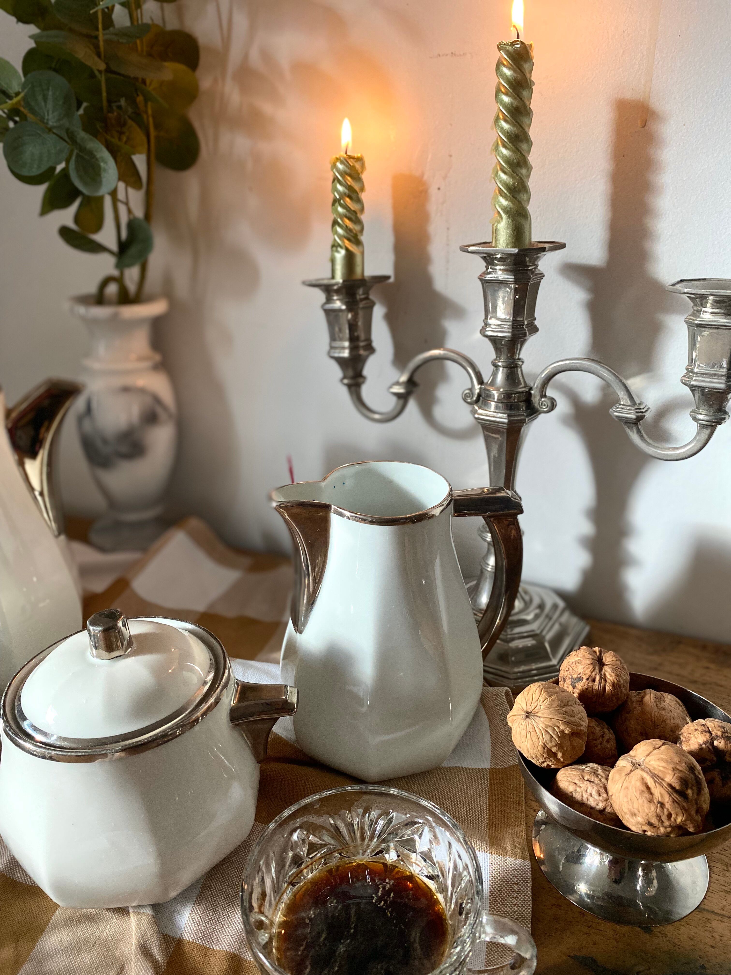Art Deco coffee service in Aluminite Frugier