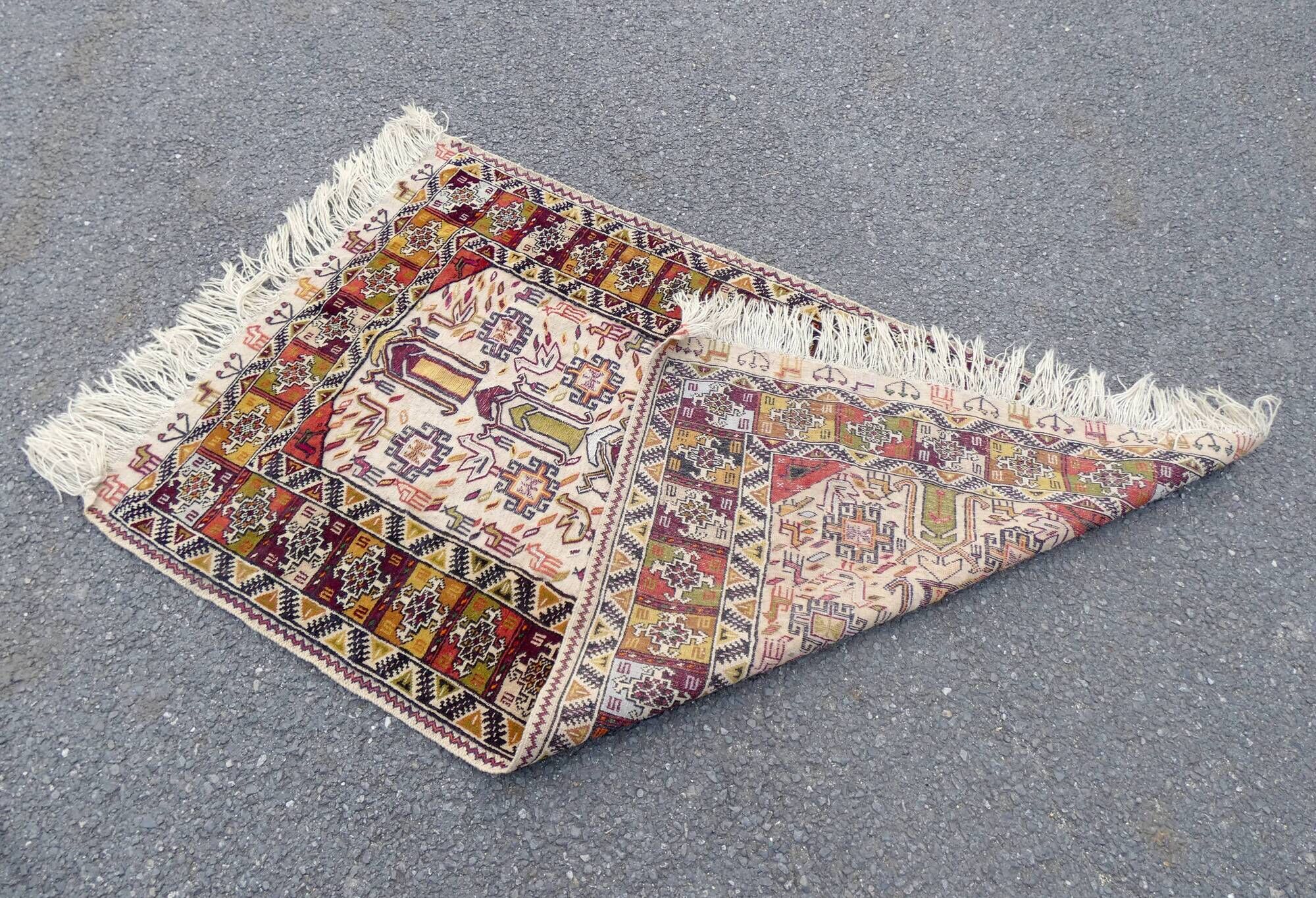 ancien tapis persan syrien 165x99cm