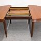 Scandinavian extendable teak round table from the 60s/70s.