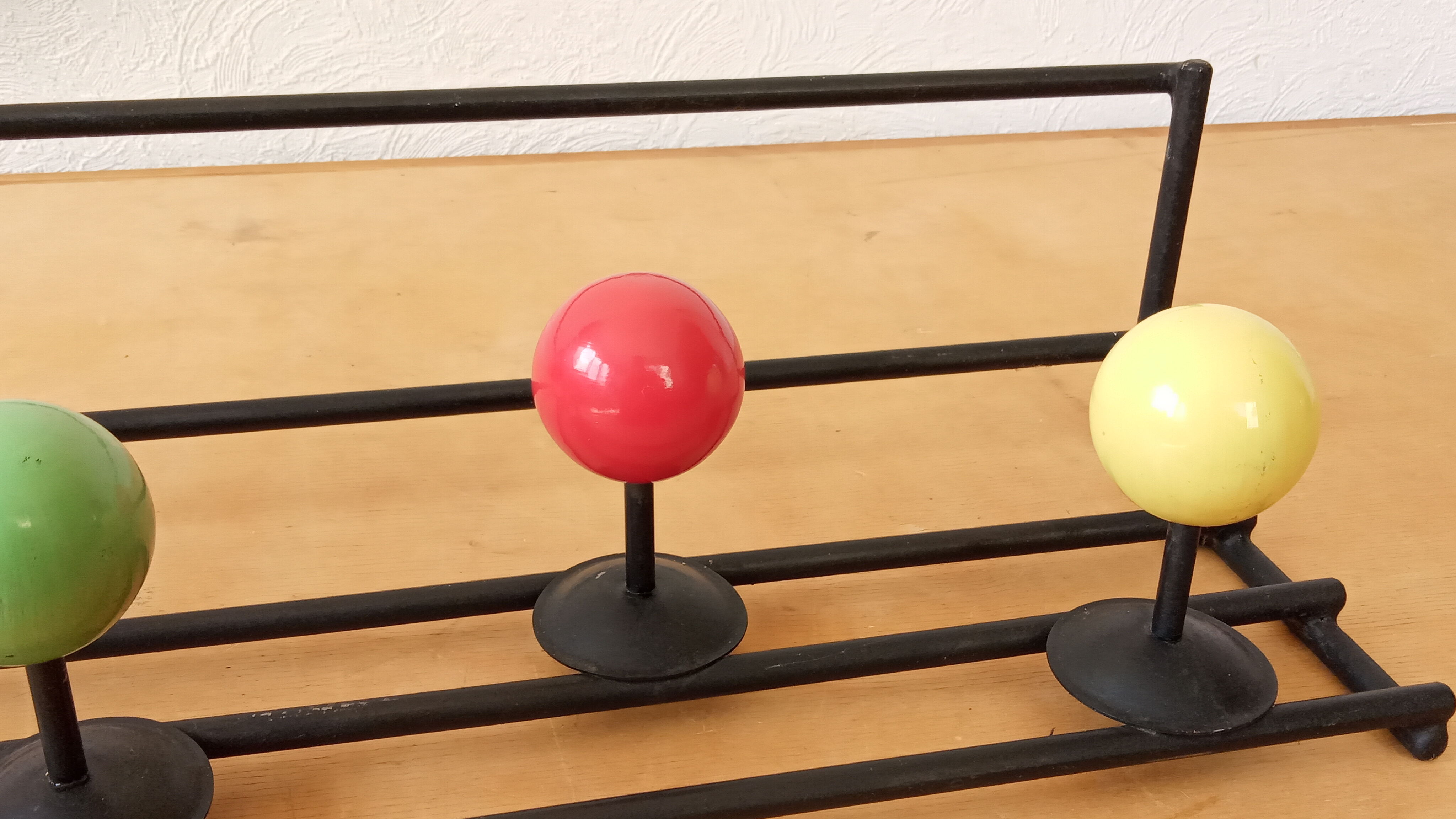 Coat rack with balls 50s