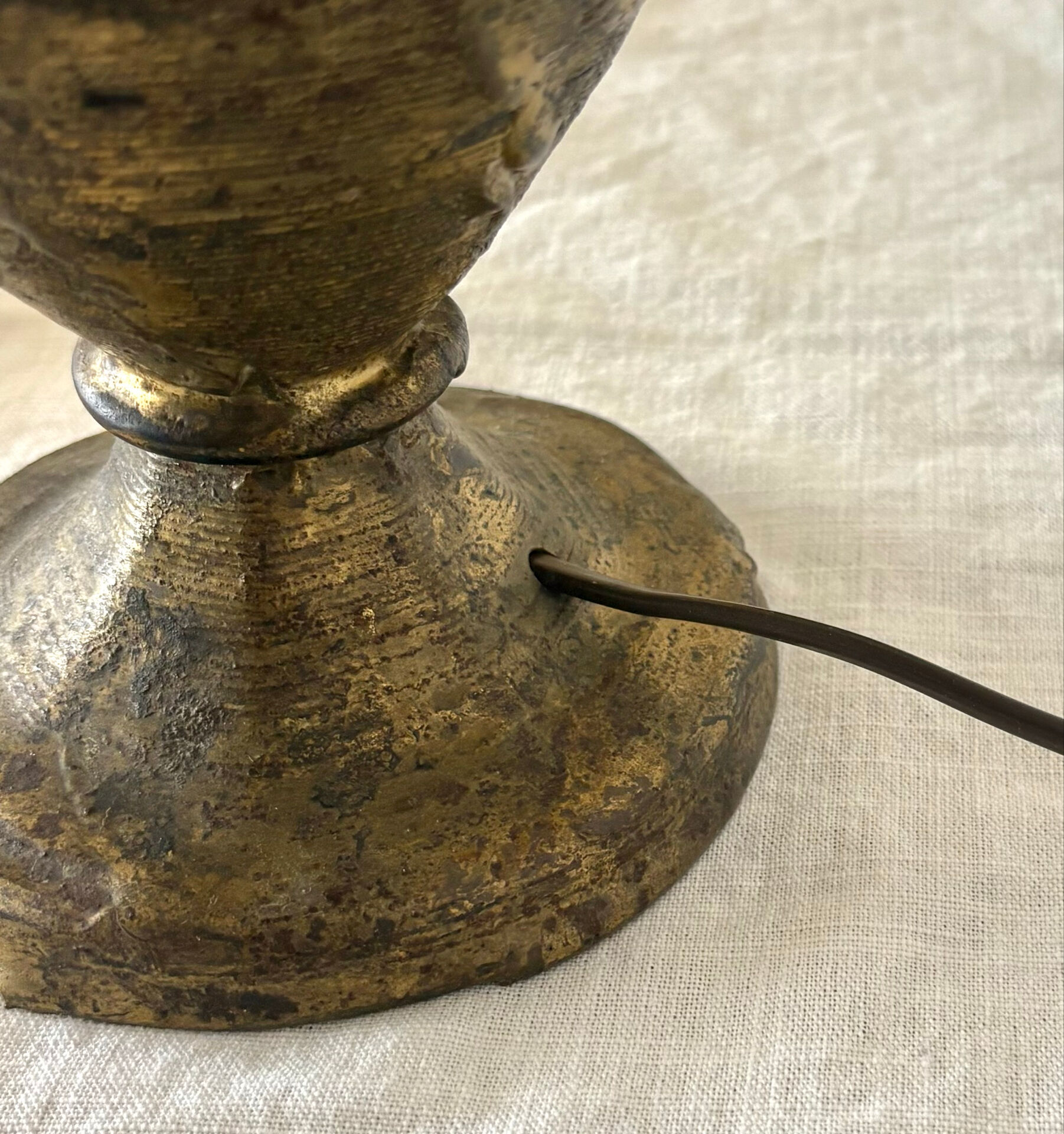 Lampe à poser en bronze Max Bre