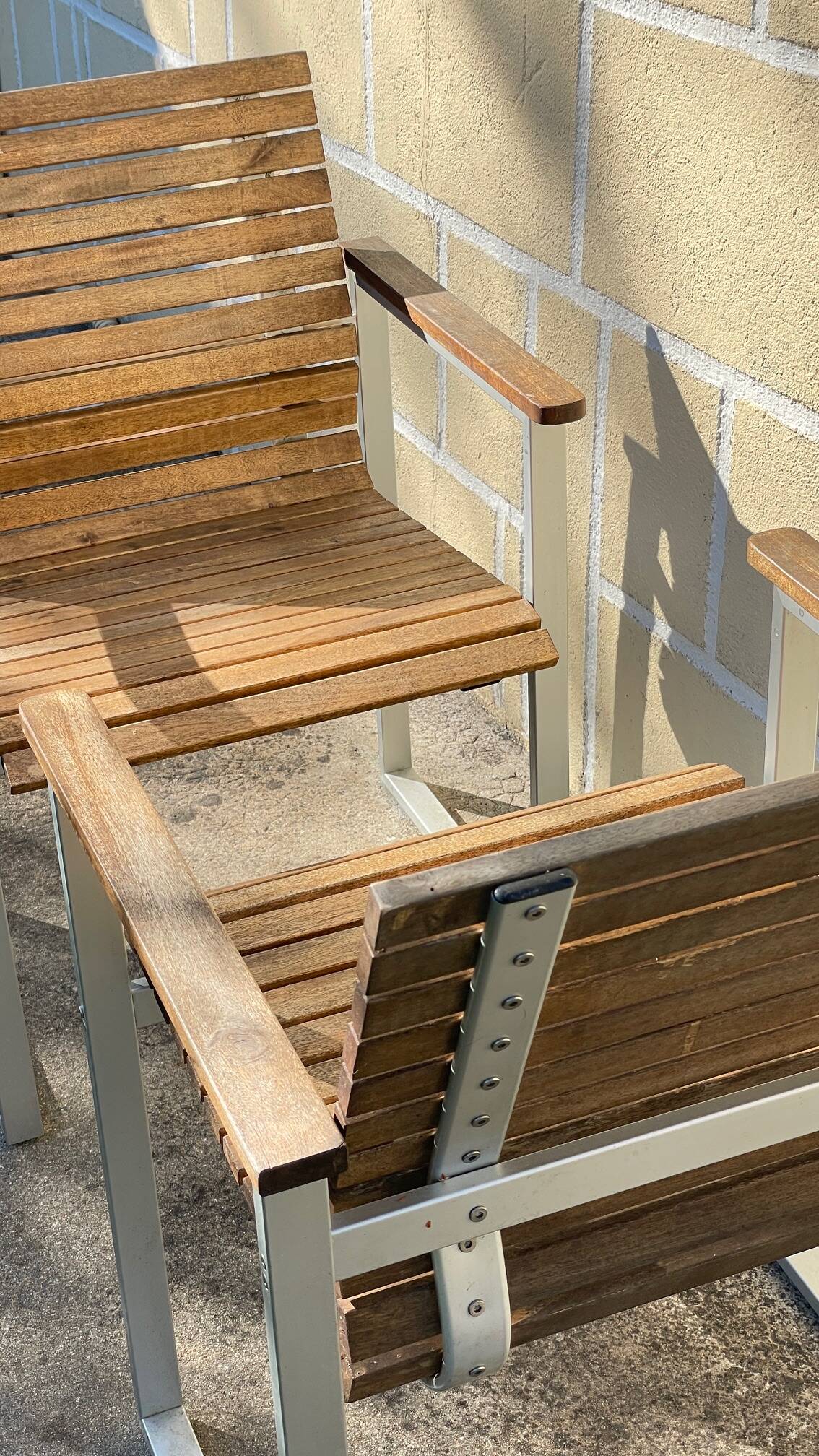 Paire de fauteuils esprit Karin Mobring Ikea