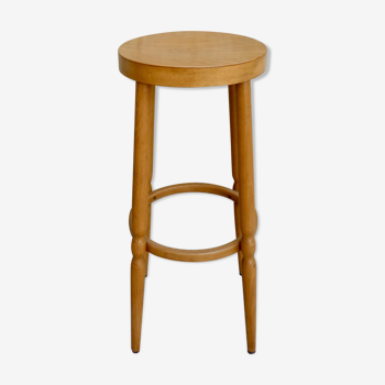 Baumann bar high stool, made of light wood