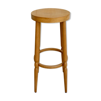 Baumann bar high stool, made of light wood