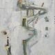 Peinture abstraite de Paolo Gentilla, années 1970