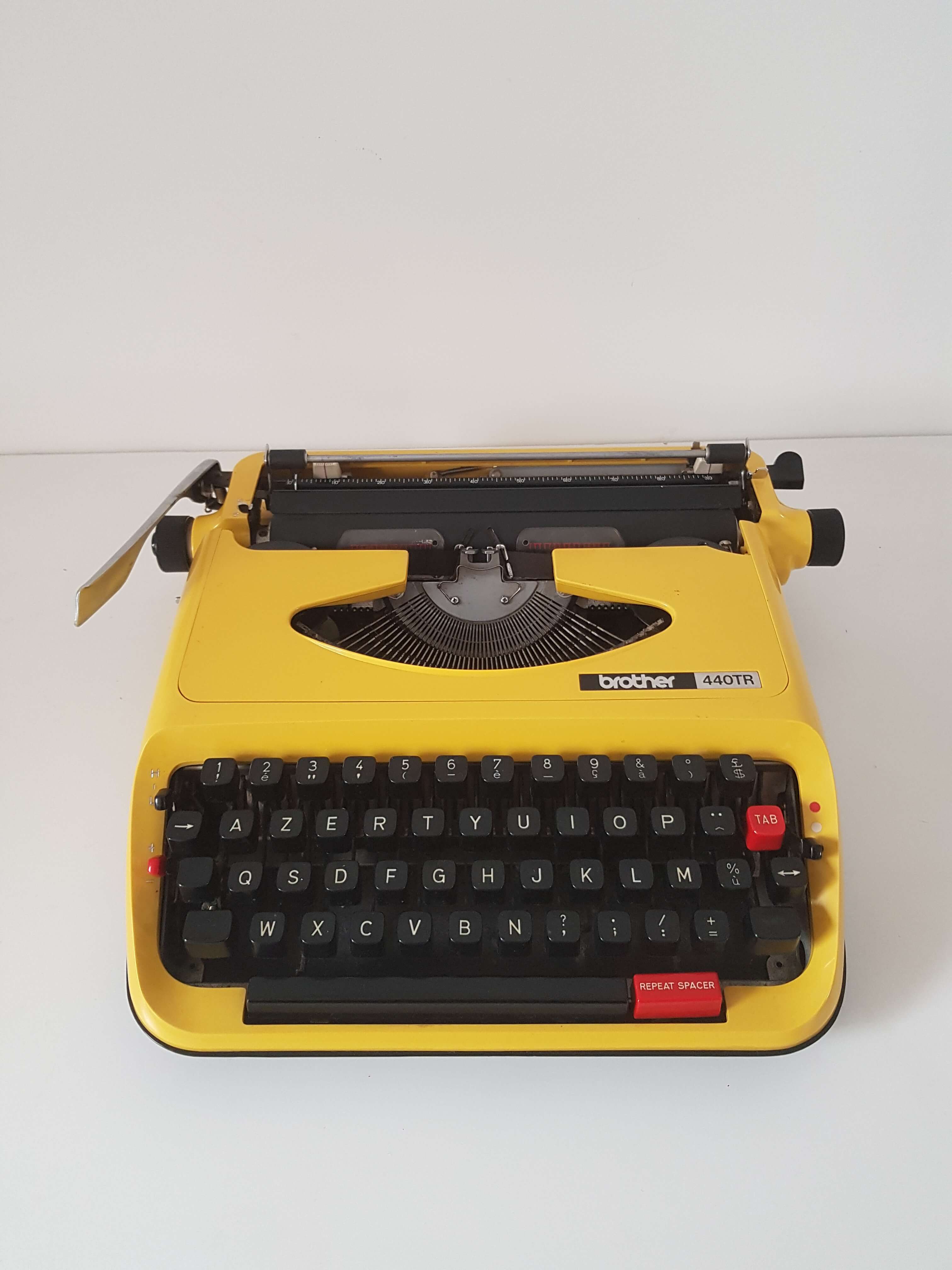 Brother Yellow Typewriter