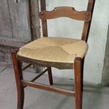 Chaise paillé ancienne