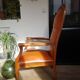 Fauteuil Voltaire en cuir