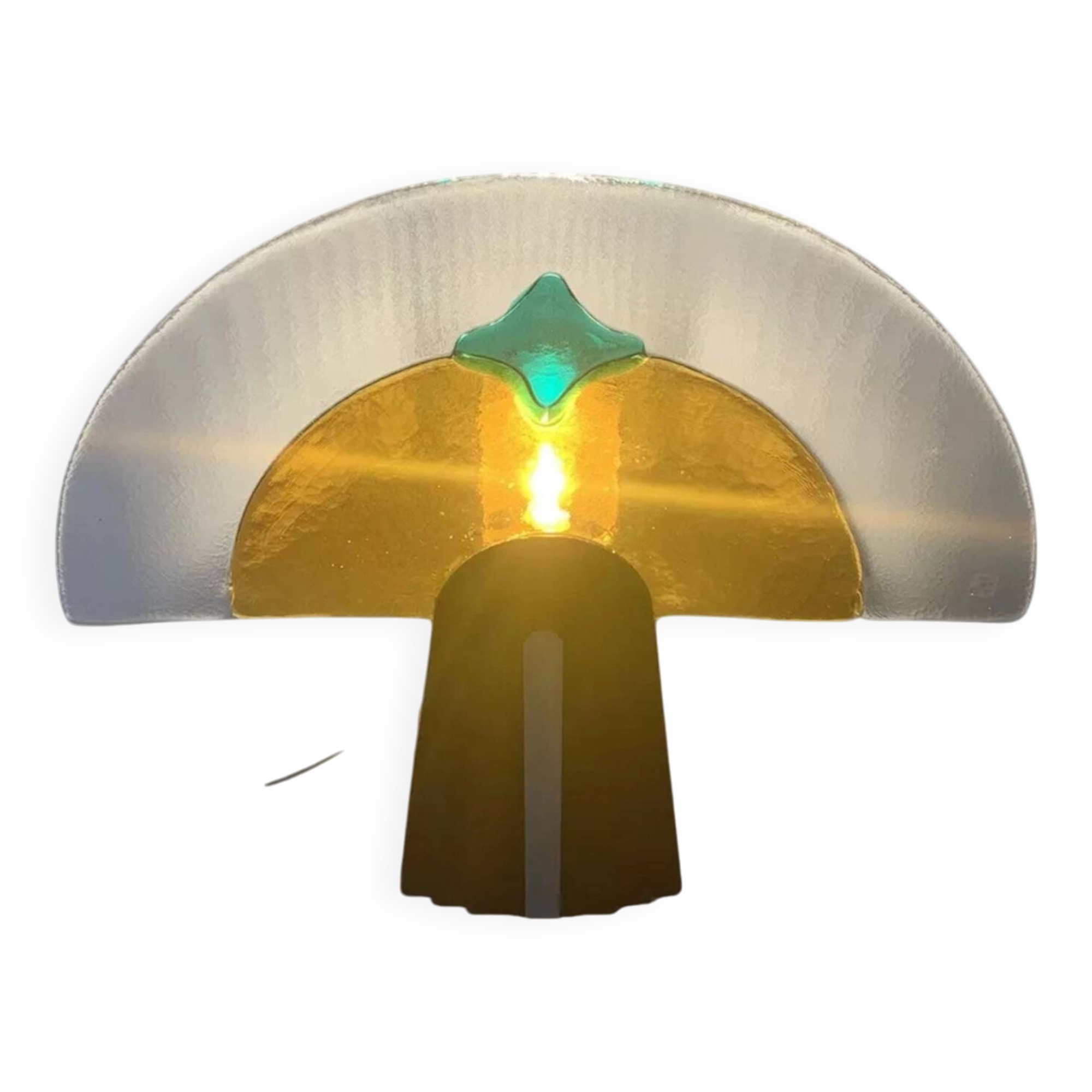 Murano glass lamp gambarro and poggi by vitri murano design 80 spectacu