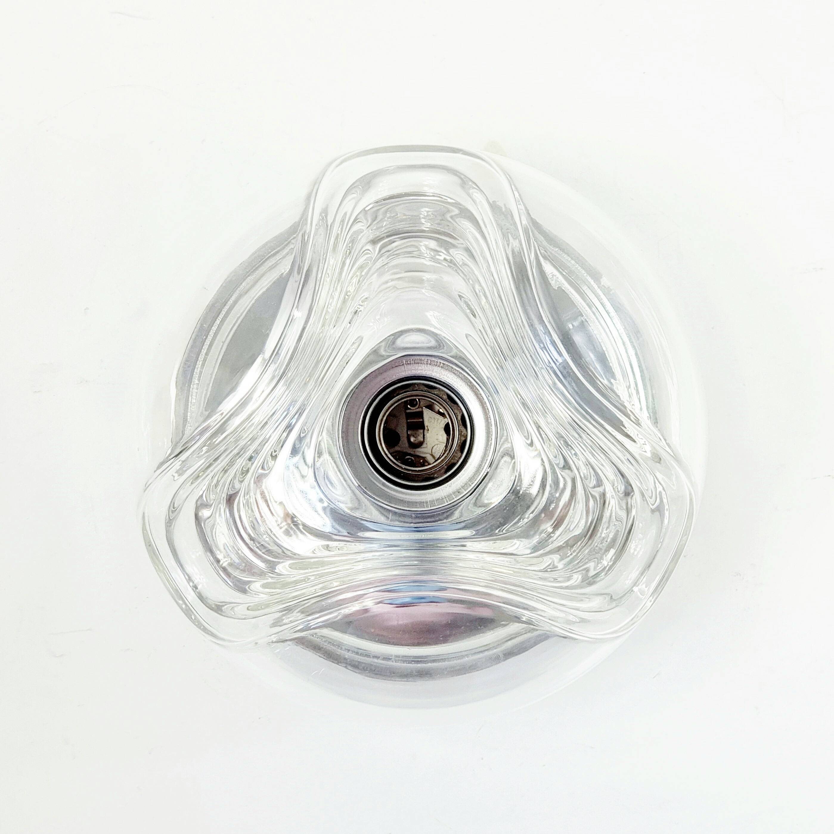 Paire de lampes murales 'Wave' par Koch & Lowy pour Peill & Putzler, années 1970