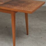 Extendable lacquered table czechoslovakia trud 1960