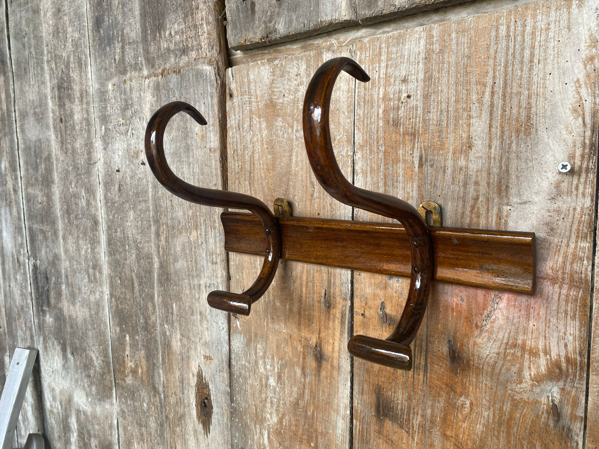Antique Coat Rack THONET BAUMANN Curved Wood 1900 Vintage