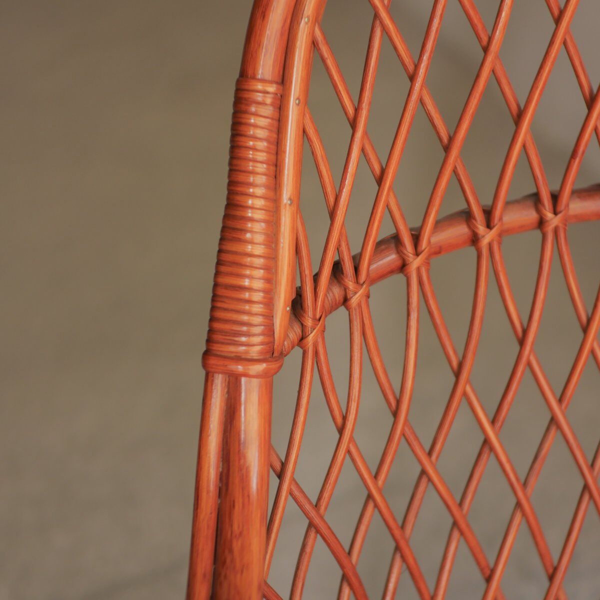 Wicker armchairs by Gervasoni, Italy, 1970s, set of 2