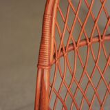 Wicker armchairs by Gervasoni, Italy, 1970s, set of 2