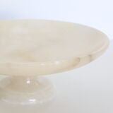 Compotier, flat on alabaster pedestal, 1960