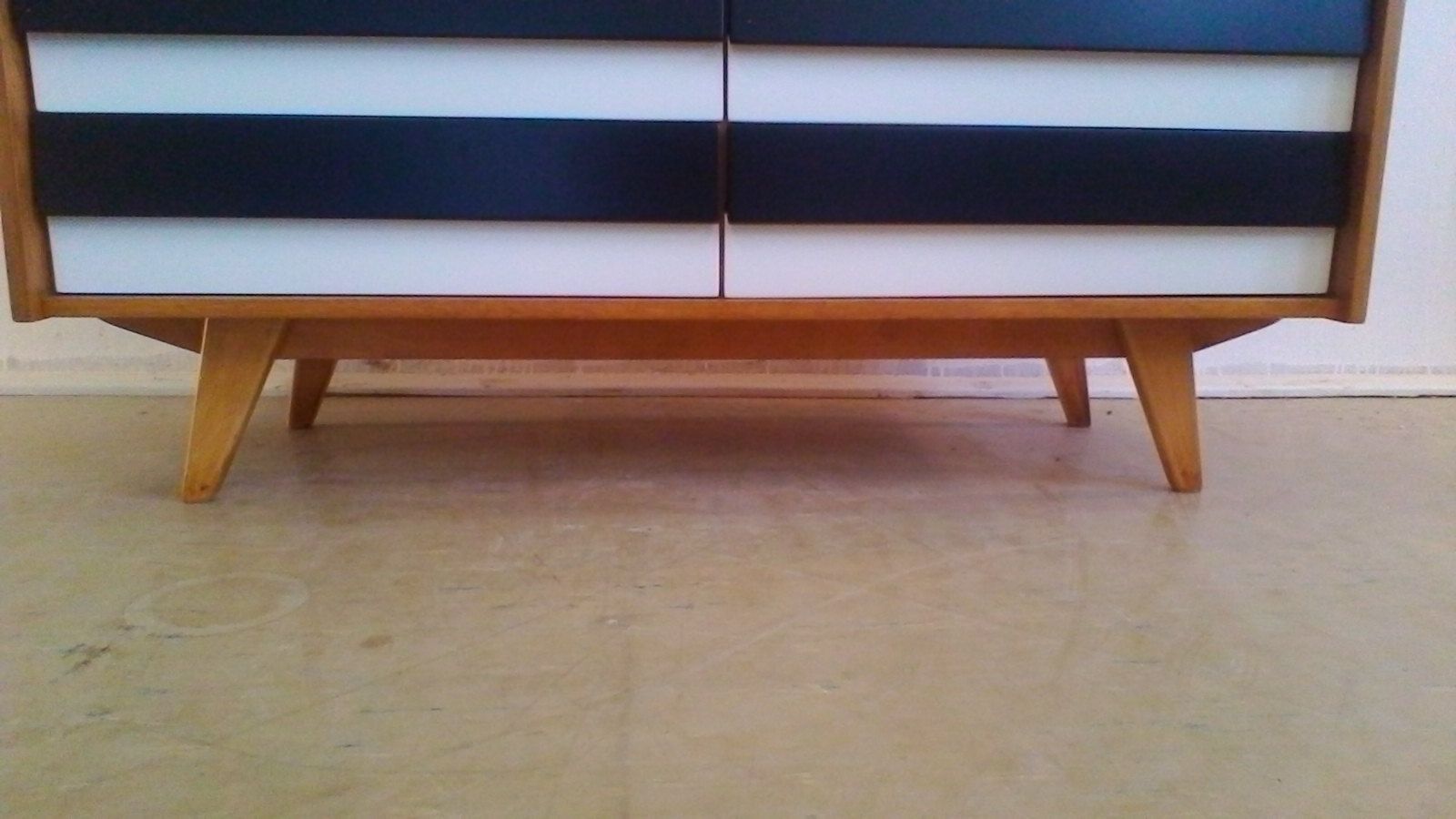 Drawers black and white Czech Republic 1960 s