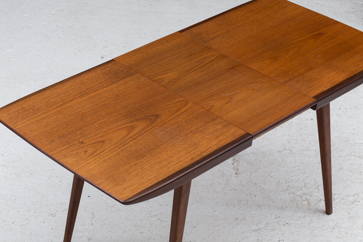 Dining table by Louis Van Teeffelen for Wébé, Dutch design, 1960’s
