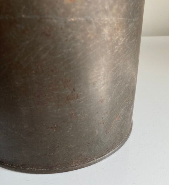 Set of 2 old weathered metal boxes