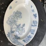 Two dishes of service model Floréal luneville K & G vintage and collector