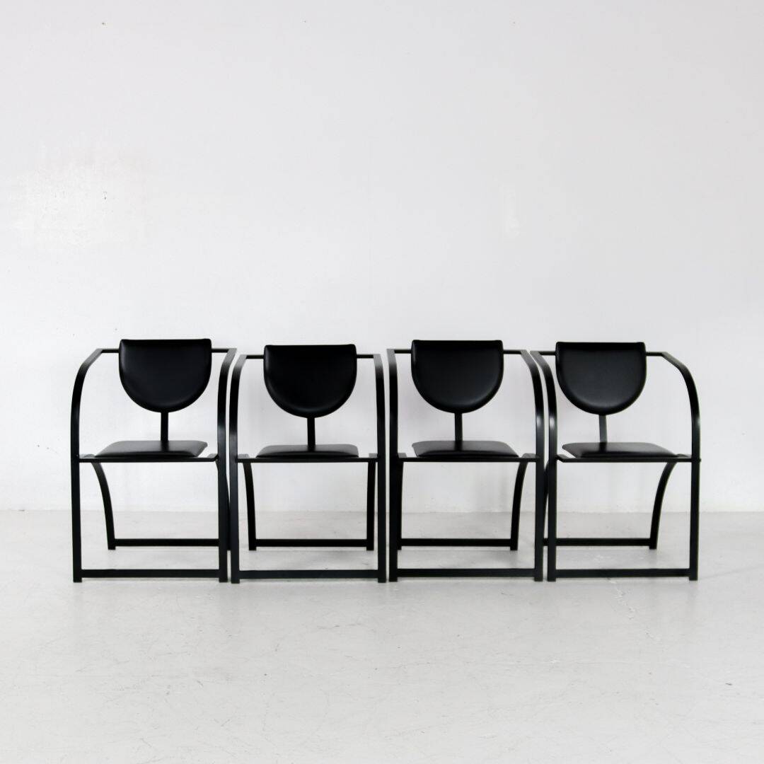 Set of 4 Postmodern KFF Cosinus dining chairs