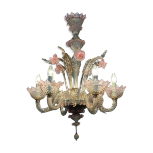 Lustre en verre de venise