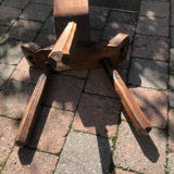 Brutalist chairs and stool