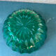 Superbe Coupe / Saladier Vintage en Verre Vert Émeraude