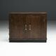 Modernist Art Deco oak cabinet, France, 1940s