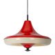 Red Space Age 05652/01 Pendant Lamp for Massive