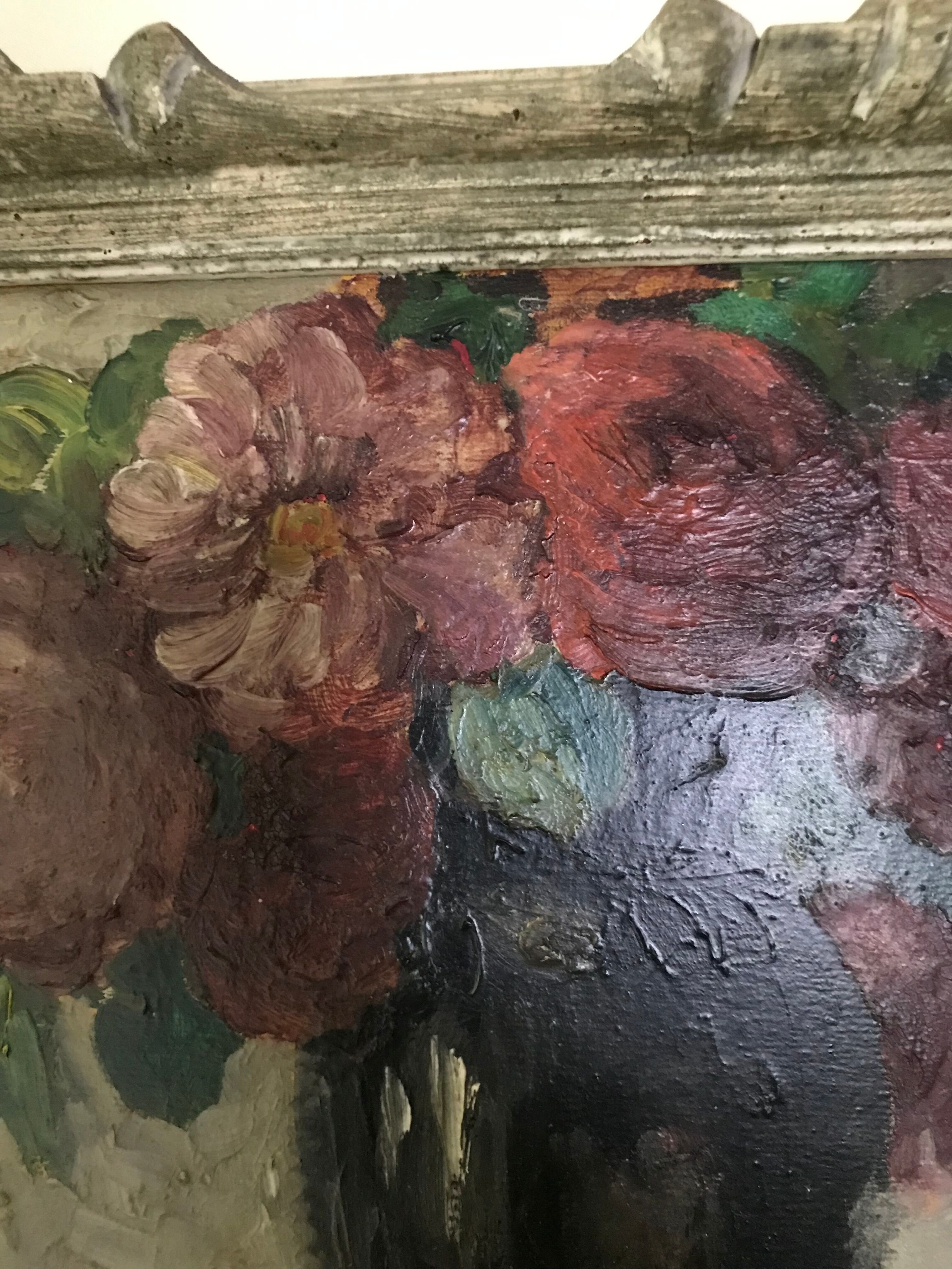 Bouquet of flowers signed grozi