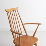 Set of 6 Windsor Dining Chairs in Beech and Elm by Lucian Erc