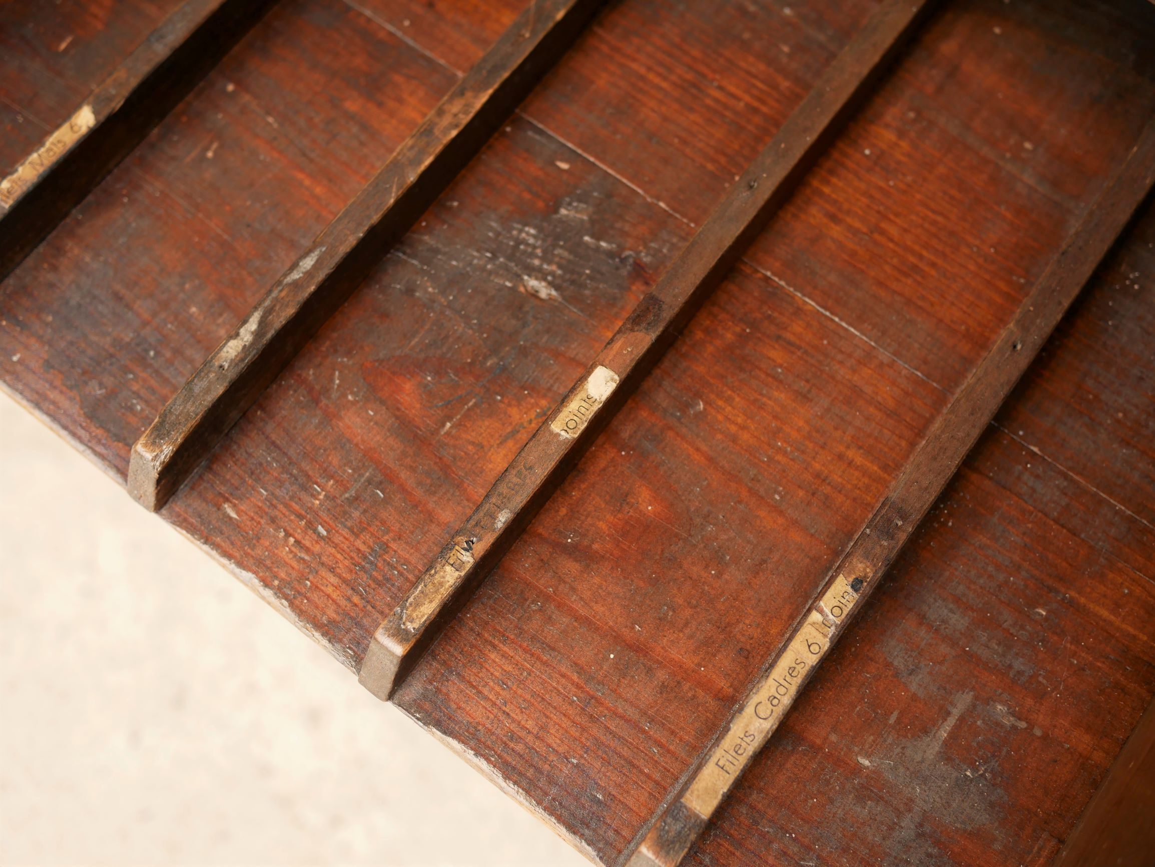 Vintage printing furniture - Craft furniture