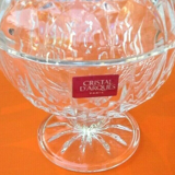 Drageoir sucrier cristal d' arques Paris années 1970