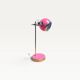 Pink and chrome Eyeball desk lamp