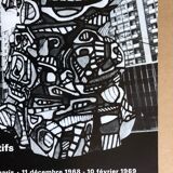 Poster Jean Dubuffet Edifices 1969