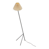 Vintage canvas tripod floor lamp