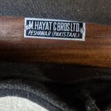 Safari Armchair, M. Hayat & Bros, Pakistan, 1970s, vintage