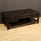 Chinese coffee table black lacquered wood