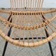 Rattan armchair 50s