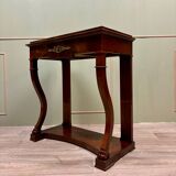 Console in flamed mahogany from empire 19th century